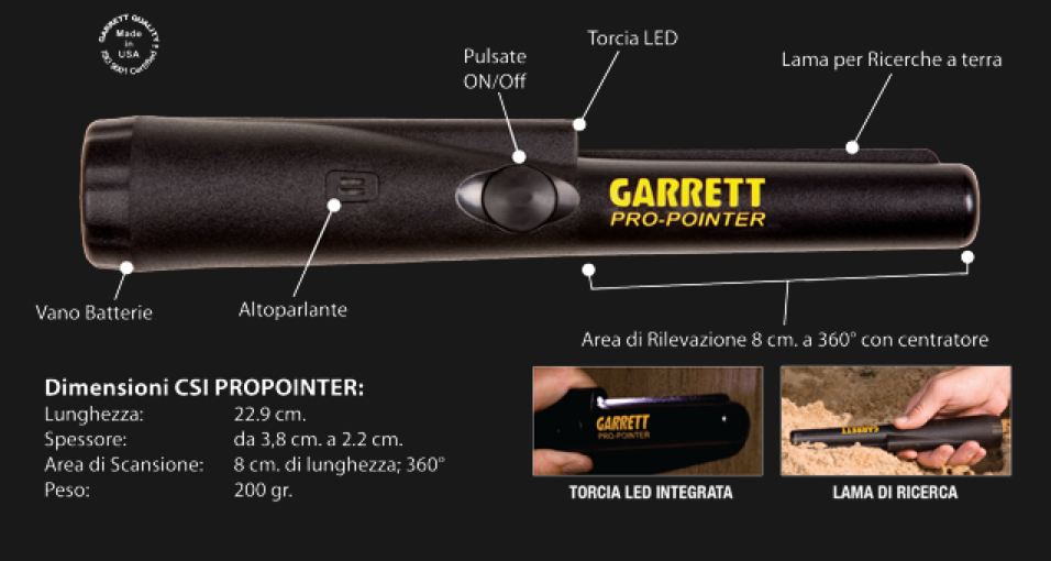 Pro-pointer_specifiche